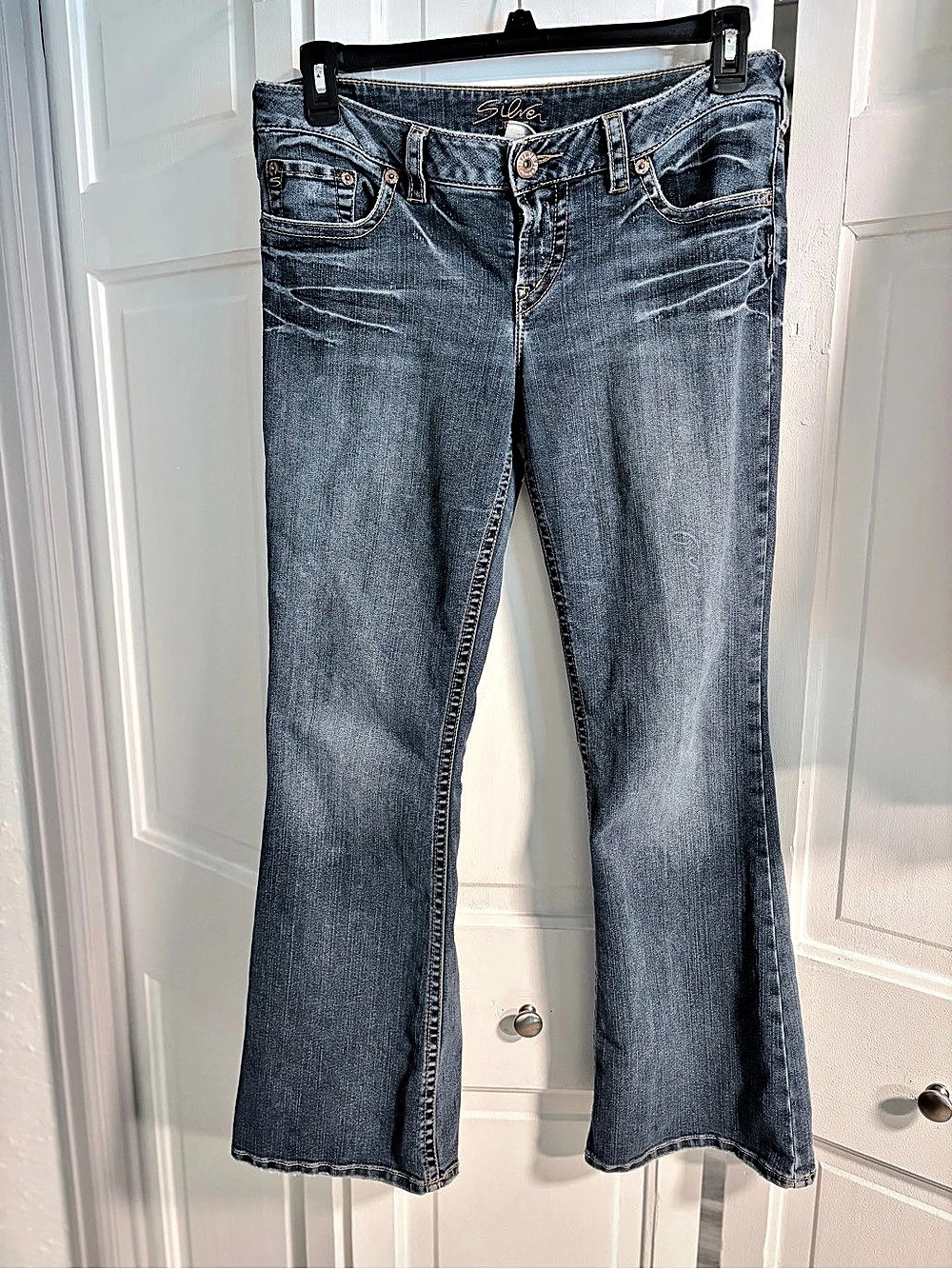 Silver Jeans Women's Flare Size 32/31 Blue